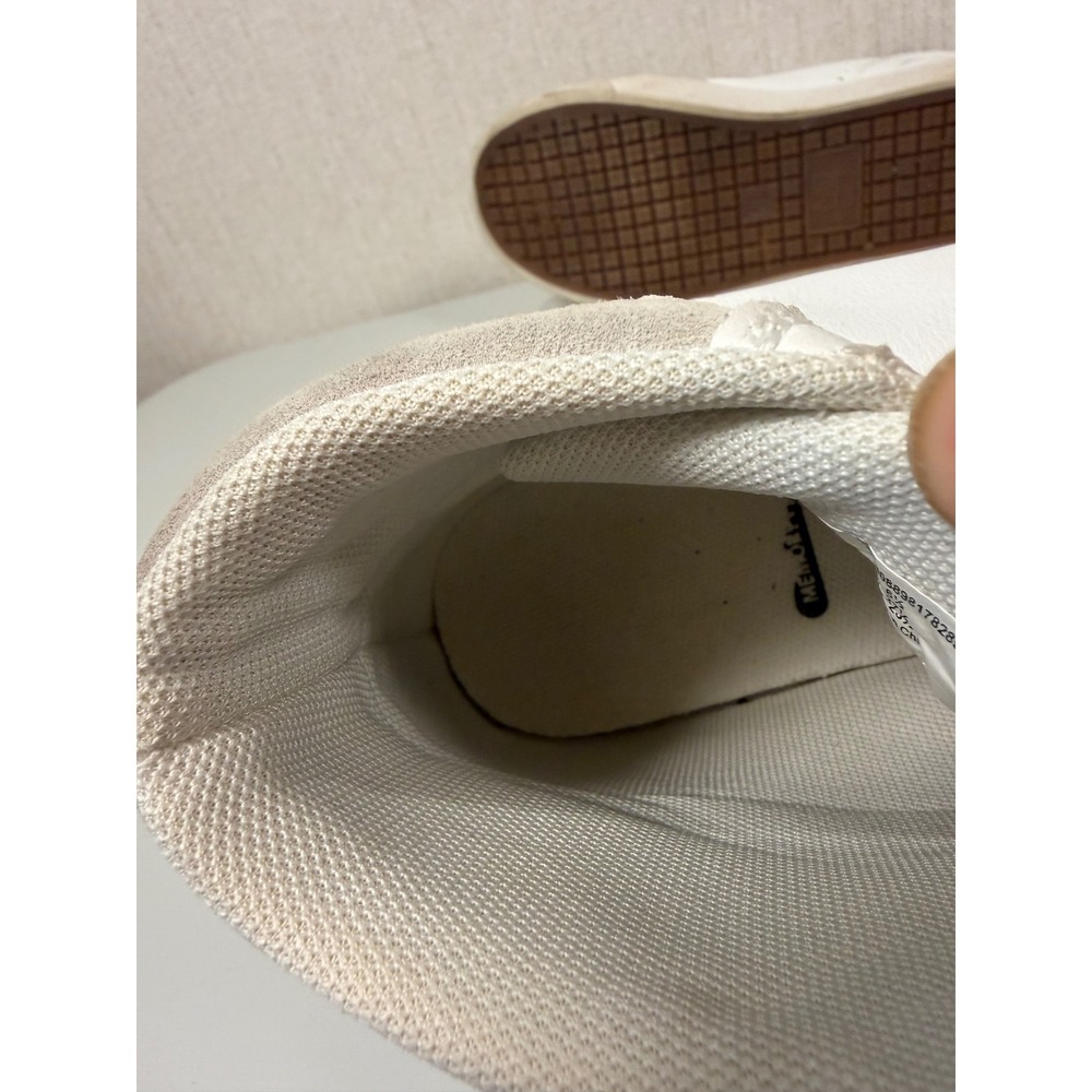 Women's Casual High Top Sneakers with Memory Foam Color White Size 6.5 - Picture 8 of 8